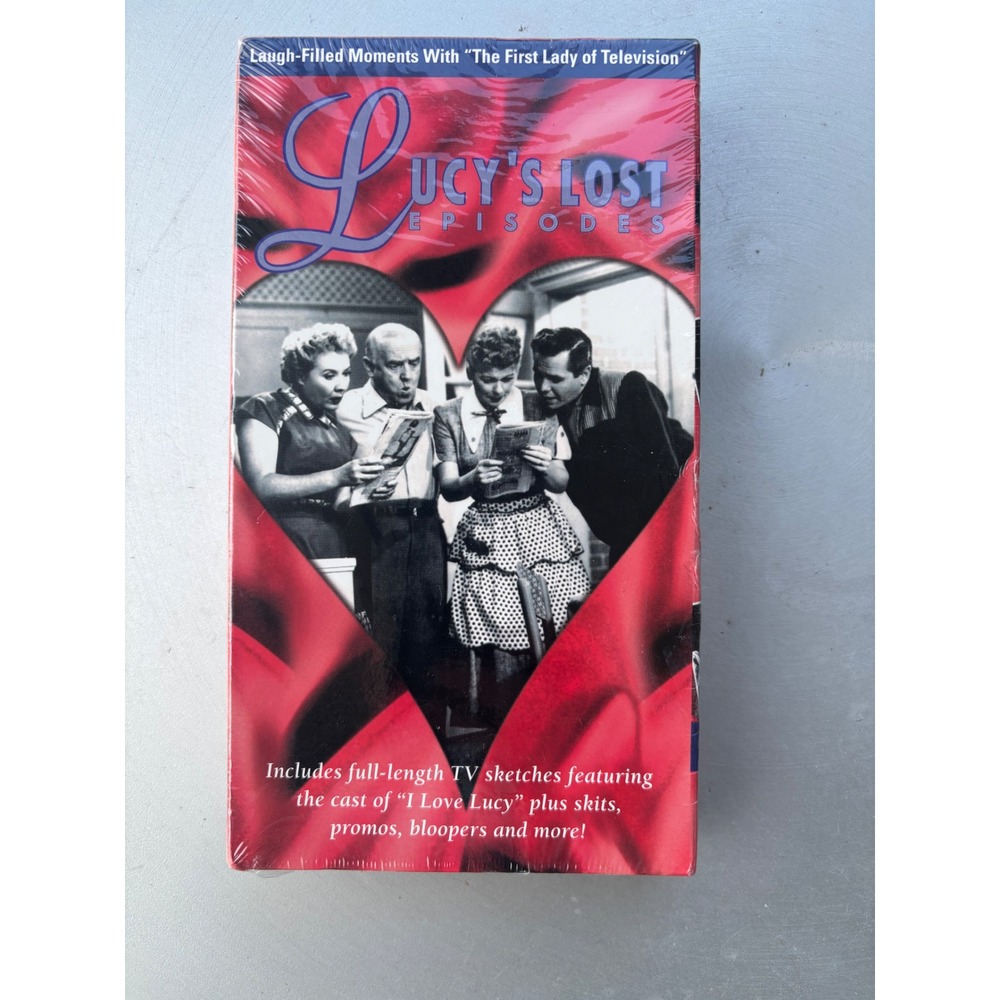 Lucys Lost Episodes VHS New Sealed Lucille Ball I Love Lucy Rare Sketches 1997